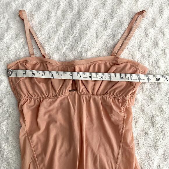 NEW Free People HAH Copper Rose Under The Wire Mesh Romantic Lingerie Bodysuit M - Picture 7 of 8